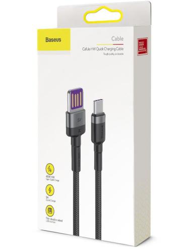 KABEL USB-A / USB-C Baseus Cafule CATKLF-PG1 100cm SuperCharge 40W 5A QC 3.0 W OPLOCIE