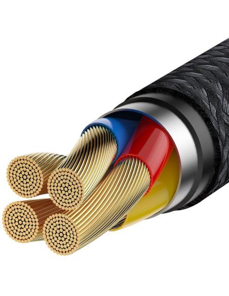 KABEL USB-A / USB-C Baseus Cafule CATKLF-PG1 100cm SuperCharge 40W 5A QC 3.0 W OPLOCIE
