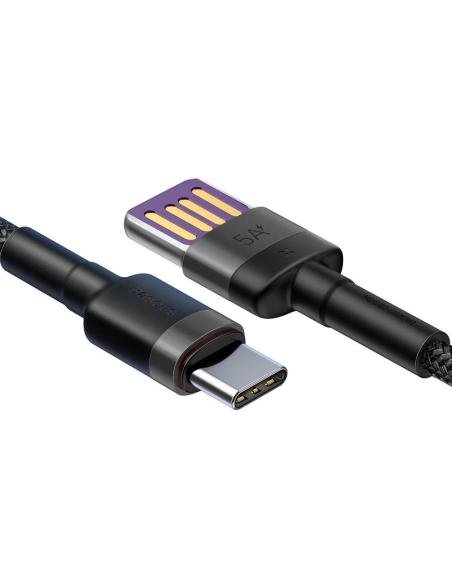 KABEL USB-A / USB-C Baseus Cafule CATKLF-PG1 100cm SuperCharge 40W 5A QC 3.0 W OPLOCIE