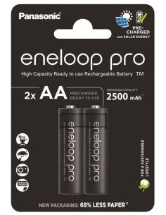 Akumulatorki R6 / AA Panasonic Eneloop PRO 2500mAh Ni-MH BK-3HCDE/2BE (blister 2 szt.)