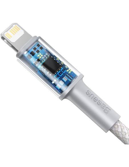 KABEL USB-C / Lightning iPhone Baseus Cafule CATLGD-02 1m 20W PD Quick Charging BIAŁY W OPLOCIE