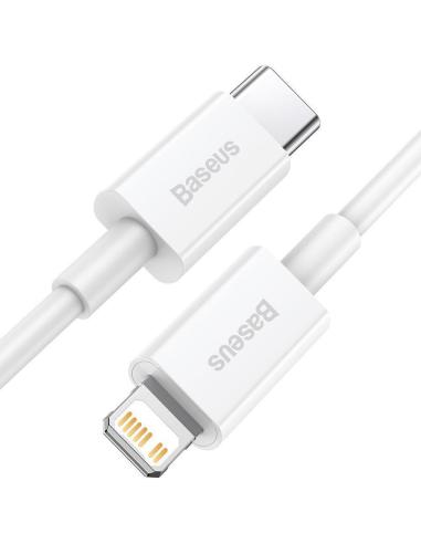 KABEL USB-C / Lightning iPhone Baseus Superior CATLYS-A02 1m 20W PD Quick Charging BIAŁY PREMIUM