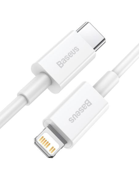 KABEL USB-C / Lightning iPhone Baseus Superior CATLYS-A02 1m 20W PD Quick Charging BIAŁY PREMIUM