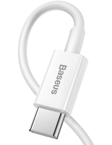 KABEL USB-C / Lightning iPhone Baseus Superior CATLYS-A02 1m 20W PD Quick Charging BIAŁY PREMIUM
