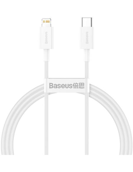 KABEL USB-C / Lightning iPhone Baseus Superior CATLYS-A02 1m 20W PD Quick Charging BIAŁY PREMIUM