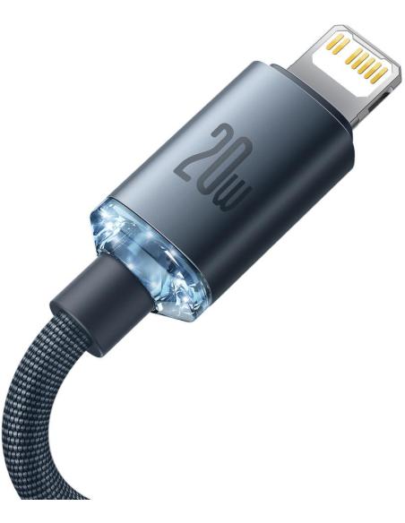 KABEL USB-C / Lightning iPhone Baseus Crystal CAJY000201 1.2m 20W OPLOT PREMIUM