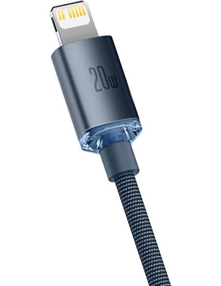KABEL USB-C / Lightning iPhone Baseus Crystal CAJY000201 1.2m 20W OPLOT PREMIUM