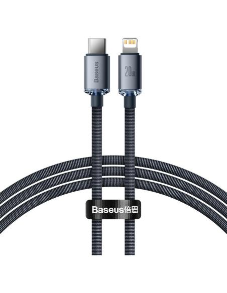 KABEL USB-C / Lightning iPhone Baseus Crystal CAJY000201 1.2m 20W OPLOT PREMIUM