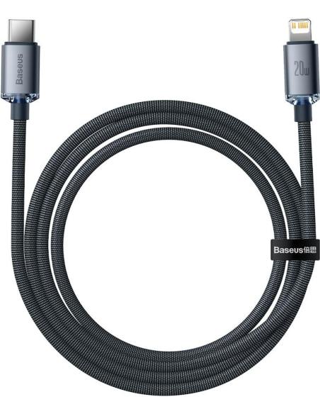 KABEL USB-C / Lightning iPhone Baseus Crystal CAJY000201 1.2m 20W OPLOT PREMIUM