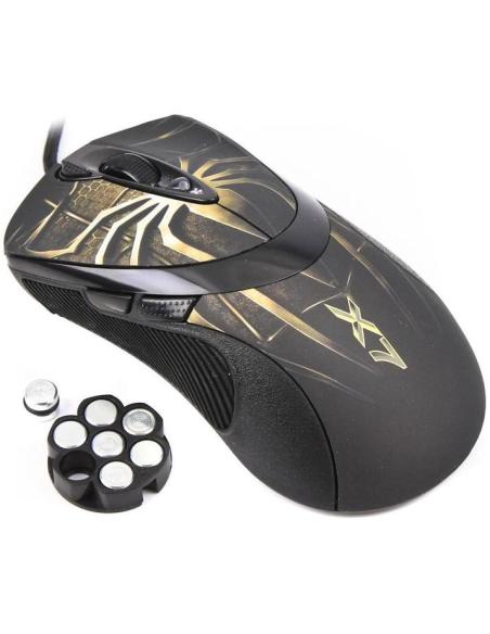 Mysz komputerowa A4tech XGame Laser Oscar X747H Brown Fire