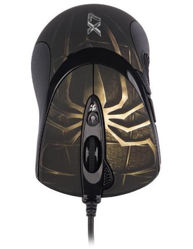 Mysz komputerowa A4tech XGame Laser Oscar X747H Brown Fire