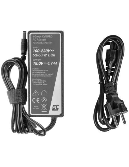 ZASILACZ ŁADOWARKA DO LAPTOPA ASUS TOSHIBA Green Cell PRO AD27AP 19V 4,74A 90W 5,5mm/2,5mm