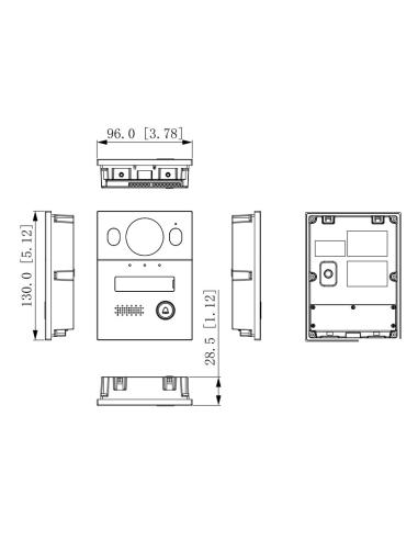 Zestaw wideodomofonowy DAHUA KTX02(S)