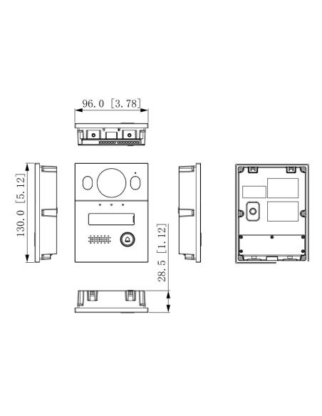Zestaw wideodomofonowy DAHUA KTX02(S)