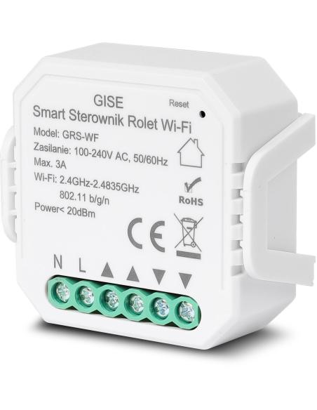 GISE Smart Sterownik roletowy WiFi GEN 2 | Tuya | GRS-WF