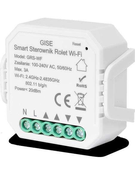 GISE Smart Sterownik roletowy WiFi GEN 2 | Tuya | GRS-WF