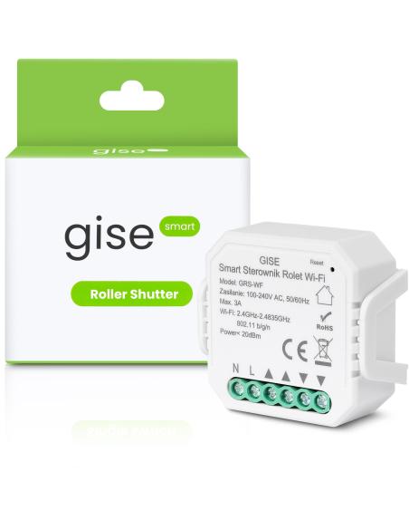 GISE Smart Sterownik roletowy WiFi GEN 2 | Tuya | GRS-WF