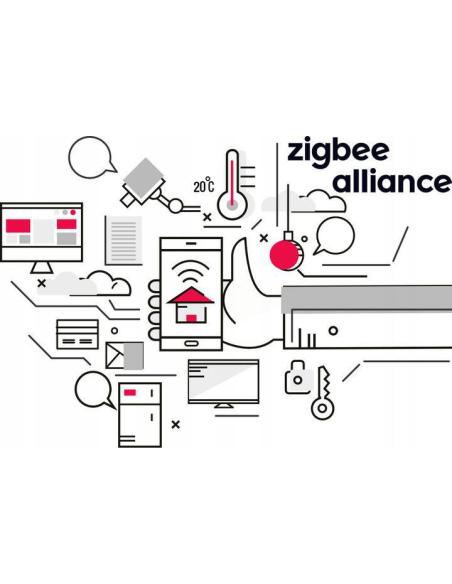 GISE Smart Czujnik dymu Zigbee | Tuya | GSKS-ZB