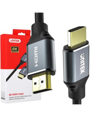 Kabel HDMI Unitek C137W 2.1 8K, UHD, 1,5m