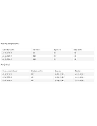 RAMKA 2M 03-R2M-1 (JAVEL)