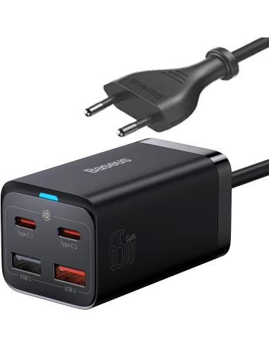 ŁADOWARKA SIECIOWA Baseus GaN 3 Pro Desktop Charger CCGP040101 65W 2x USB-A 2x USB-C PD 3.0 QC 4.0