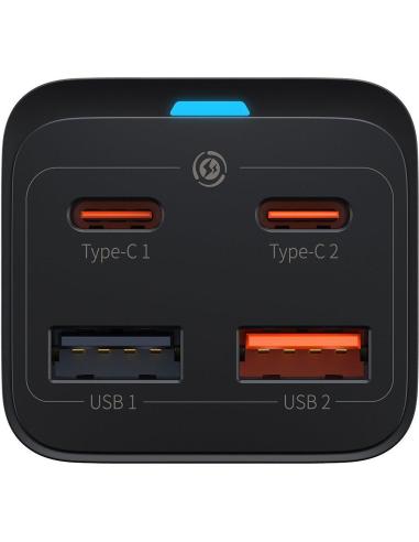 ŁADOWARKA SIECIOWA Baseus GaN 3 Pro Desktop Charger CCGP040101 65W 2x USB-A 2x USB-C PD 3.0 QC 4.0