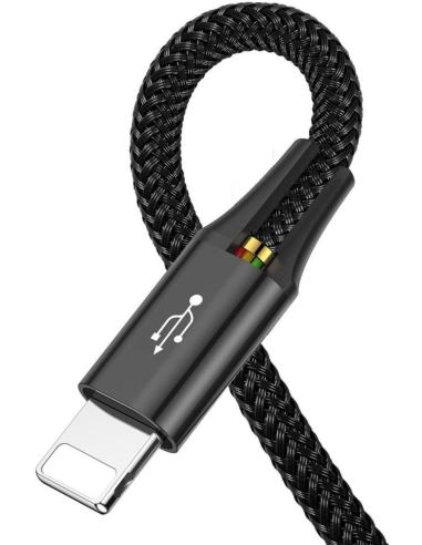 KABEL 4w1 USB-A / Lighting iPhone 2x USB-C micro-USB Baseus Cafule CA1T4-B01 1.2m 3.5A W OPLOCI