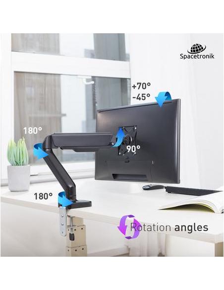 Uchwyt biurkowy Spacetronik SPA-G110 na monitor 17"-32"