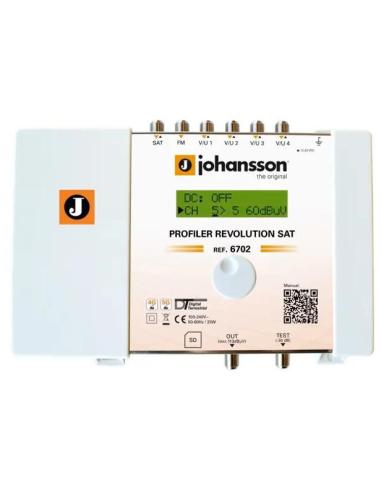 Programowalny wzmacniacz wielozakresowy Johansson PROFILER Revolution 6702 SAT