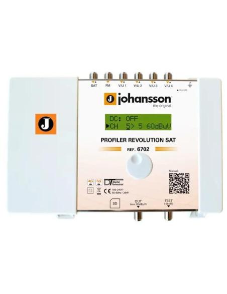 Programowalny wzmacniacz wielozakresowy Johansson PROFILER Revolution 6702 SAT