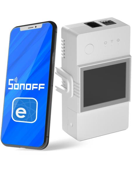 SONOFF TH Elite | THR316D | Przekaźnik Wifi z funkcją pomiaru temperatury oraz wilgotności