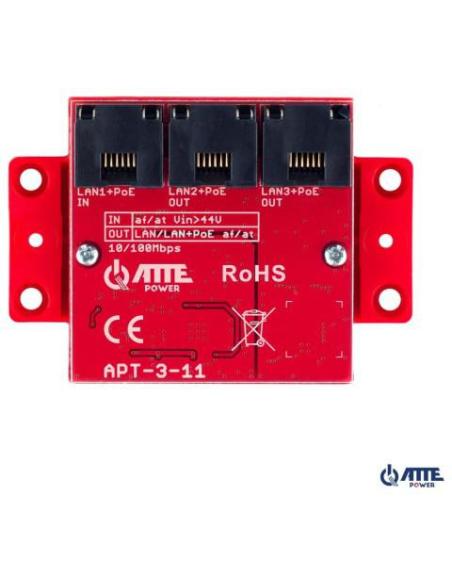 ATTE APT-3-11 Switch PoE 3 portowy 10/100Mbps, extender