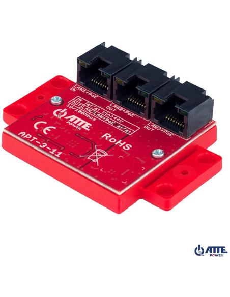 ATTE APT-3-11 Switch PoE 3 portowy 10/100Mbps, extender