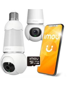 Kamera IP Imou kamera żarówka Bulb Cam 5MP IPC z kartą pamięci 64GB