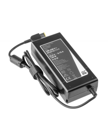 ZASILACZ ŁADOWARKA DO LAPTOPA LENOVO Green Cell PRO AD68P 20V 6,75A 135W Slim Tip