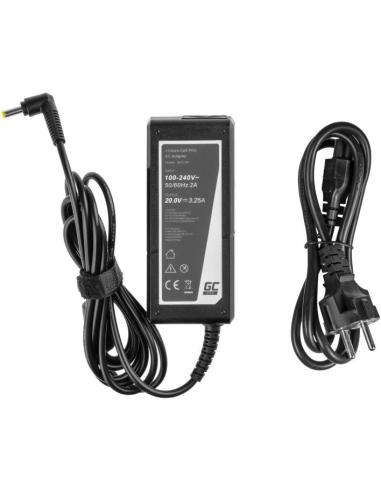 ZASILACZ ŁADOWARKA DO LAPTOPA LENOVO Green Cell PRO AD123P 20V 3,25A 65W 4,0mm/1,7mm