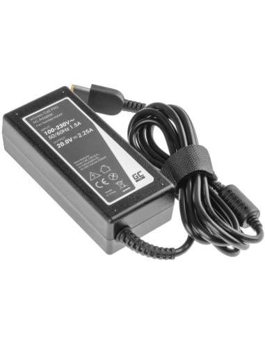 ZASILACZ ŁADOWARKA DO LAPTOPA LENOVO Green Cell PRO AD64P 20V 2,25A 45W Slim Tip