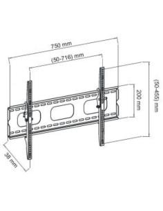 Uchwyt TV ścienny LED/LCD ART 32-70 reg.w pionie 2