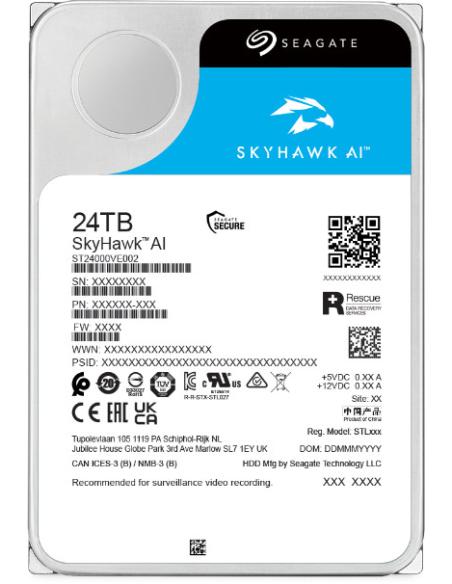 Dysk HDD Seagate SkyHawk AI ST24000VE002 24TB