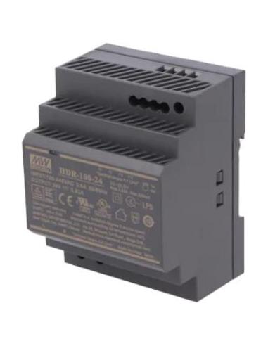 Przewodowy zasilacz 24v dc 100w na szynę din czarny ZS-24/100 Tech Sterowniki