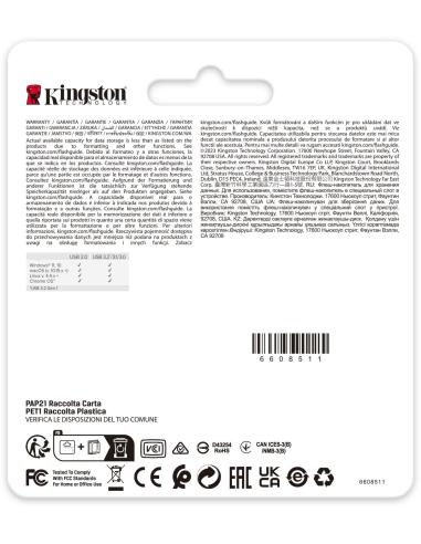 Pendrive Kingston Data Traveler DTSE9G3 64GB USB3.2 Gen1