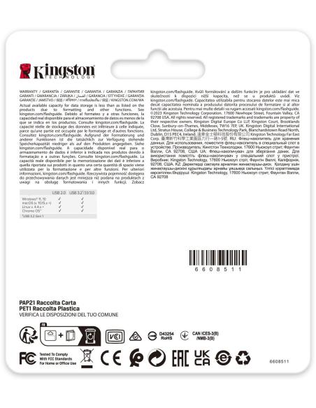 Pendrive Kingston Data Traveler DTSE9G3 64GB USB3.2 Gen1