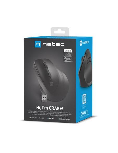 Mysz komputerowa Natec Crake 2 czarny 2400dpi