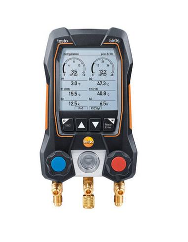 Elektroniczna oprawa zaworowa Testo 550s zestaw Basic 0564 5501