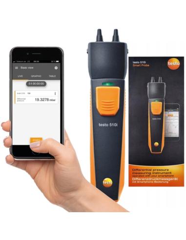 Manometr różnicowy Testo 510i SmartSonda