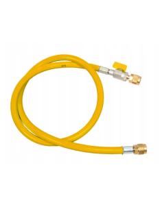 Wąż serwisowy z zaworem odcinającym REFCO CA-CL-60-Y (150 cm / 1/4" x 1/4") 2