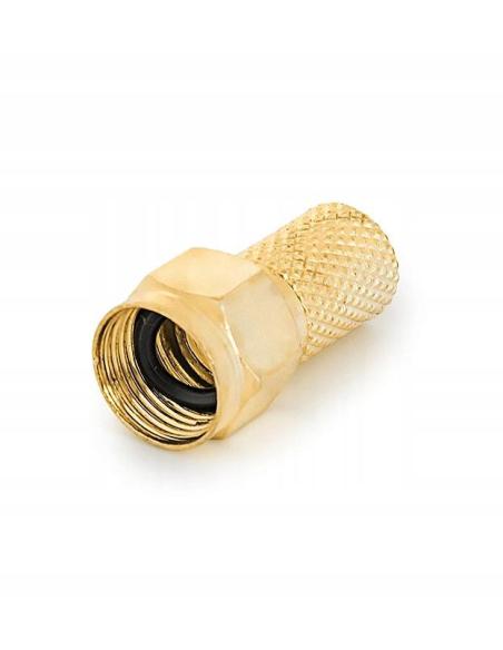 Wtyk typu F Big Nut 6,8/22mm Spacetronik - 1 szt.