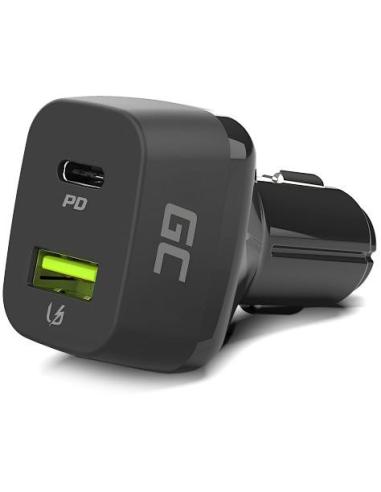 ŁADOWARKA SAMOCHODOWA Green Cell 48W 1x USB-C 1x USB-A Power Delivery 30W Quick Charge 3.0 CAD33