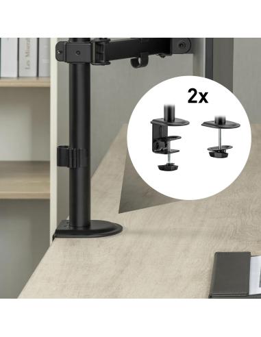Uchwyt biurkowy przegubowy na 1 monitor Spacetronik SPA-112