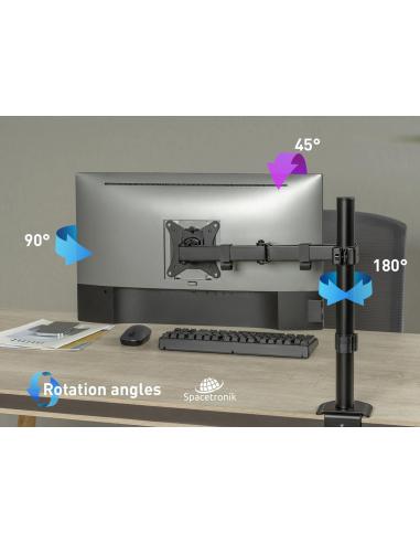 Uchwyt biurkowy przegubowy na 1 monitor Spacetronik SPA-112